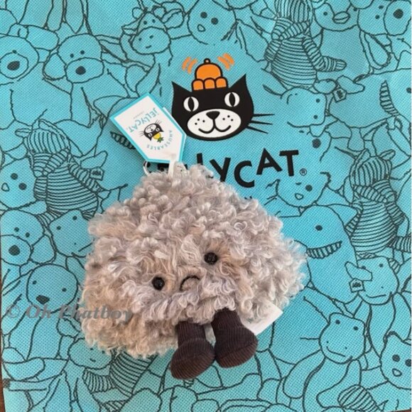 JELLYCAT Amuseables Storm Cloud Bag Charm - Keychain New with Tags - Picture 8 of 8
